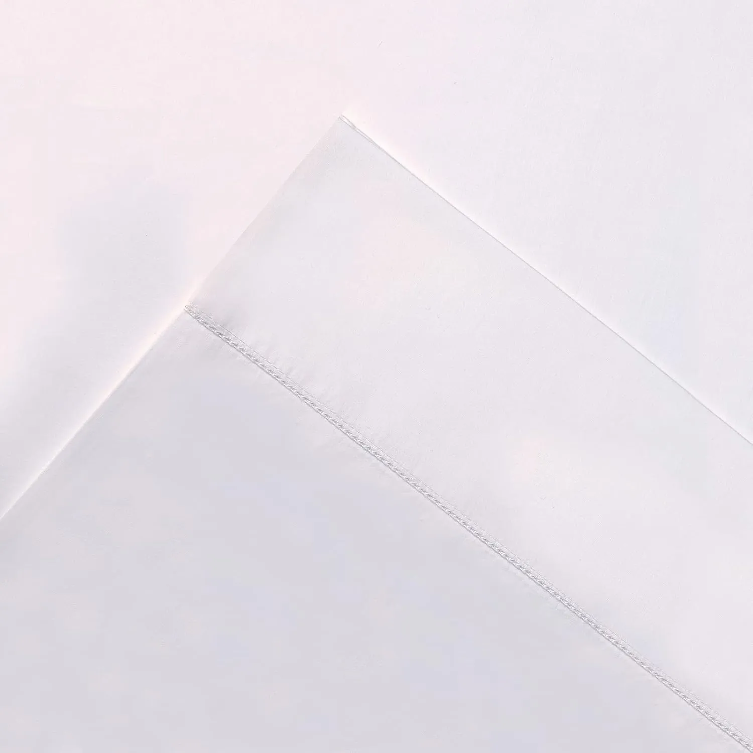 Celeste Home 610 Thread Count Pima Cotton Sheet Set, Queen, White
