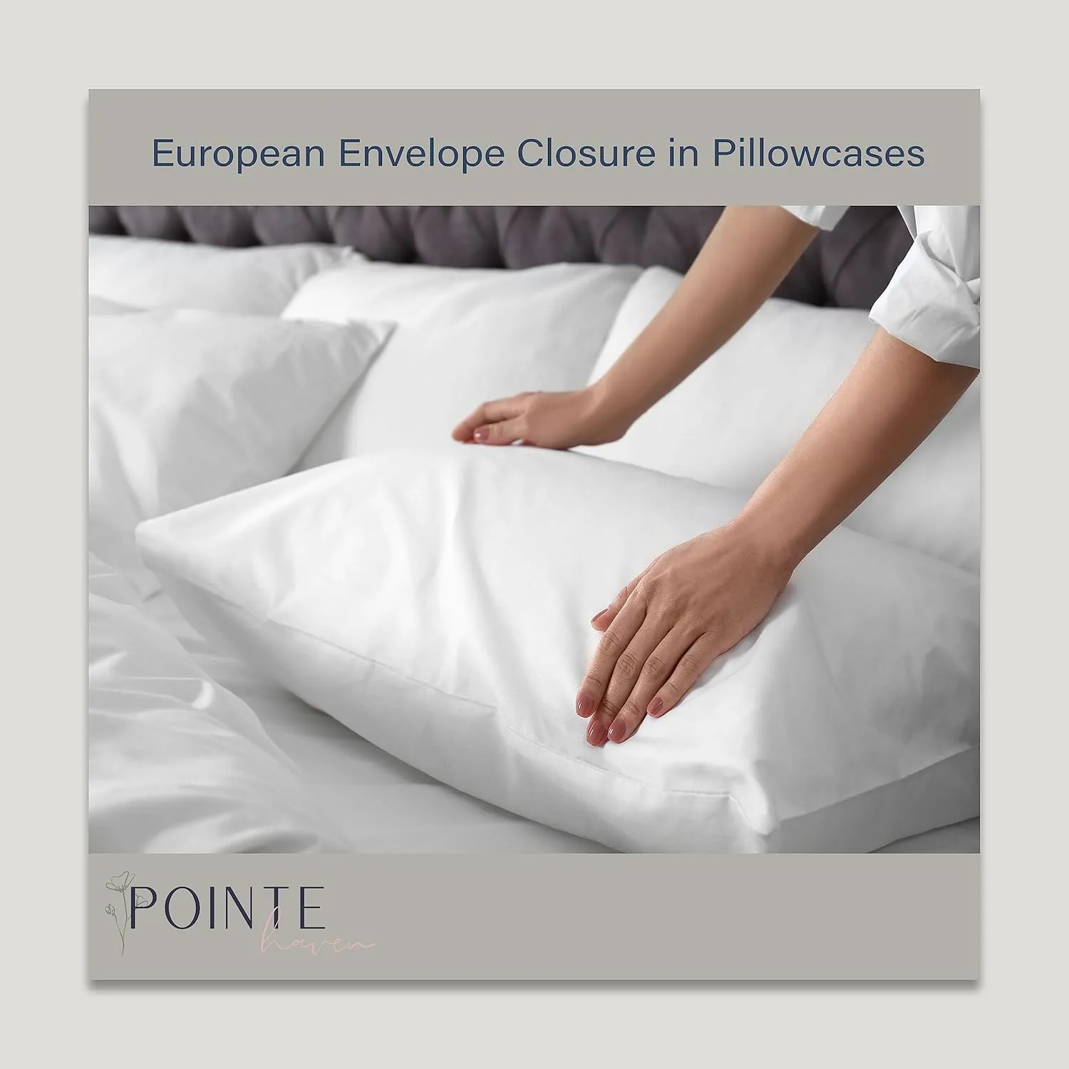 Celeste Home 610 Thread Count Pima Cotton Sheet Set, Queen, White