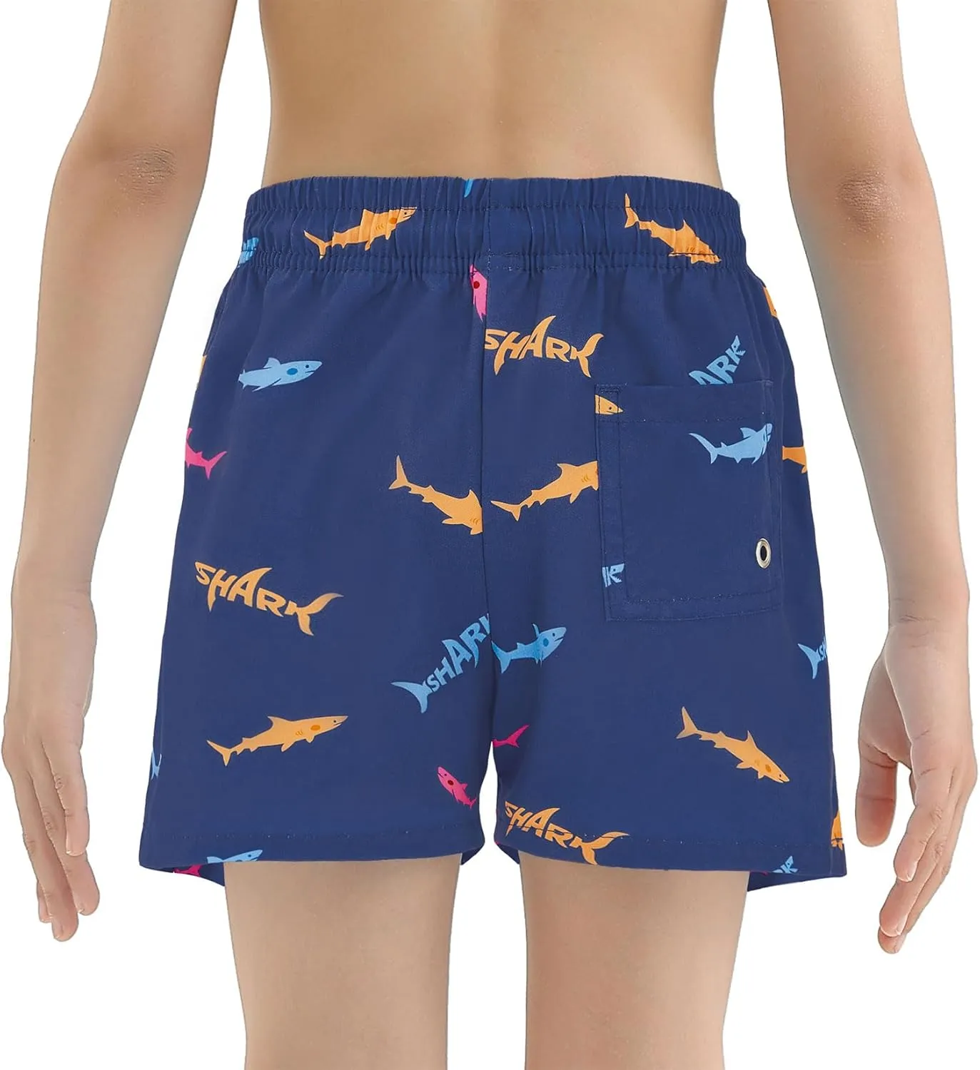 Century Star Boys Swim Trunks with Compression Liner Boys Bathing Suit Toddler Swim Trunks Beach Board Shorts Swimwear
