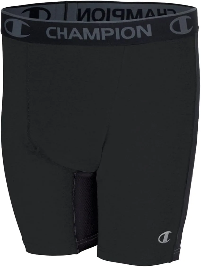 Champion Men's 6" Compression Short, C Logo