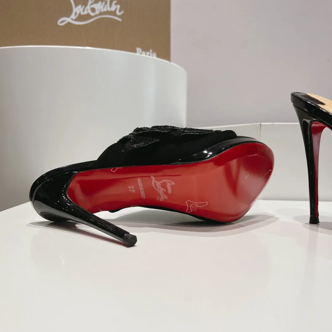 CL 25 Mule High Heel 120mm Suede 240502