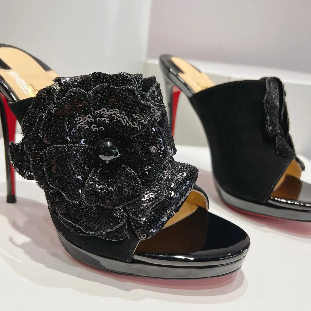 CL 25 Mule High Heel 120mm Suede 240502