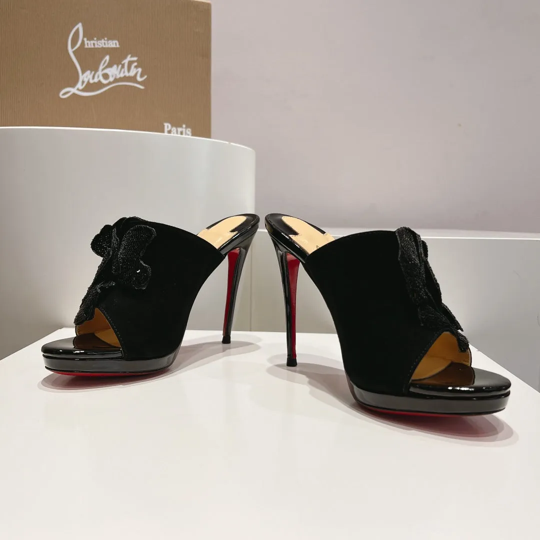 CL 25 Mule High Heel 120mm Suede 240502