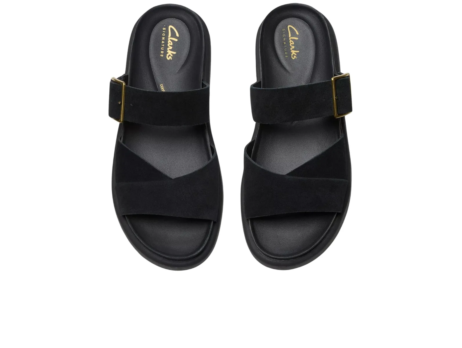 Clarks Aristella Mule - Black Suede