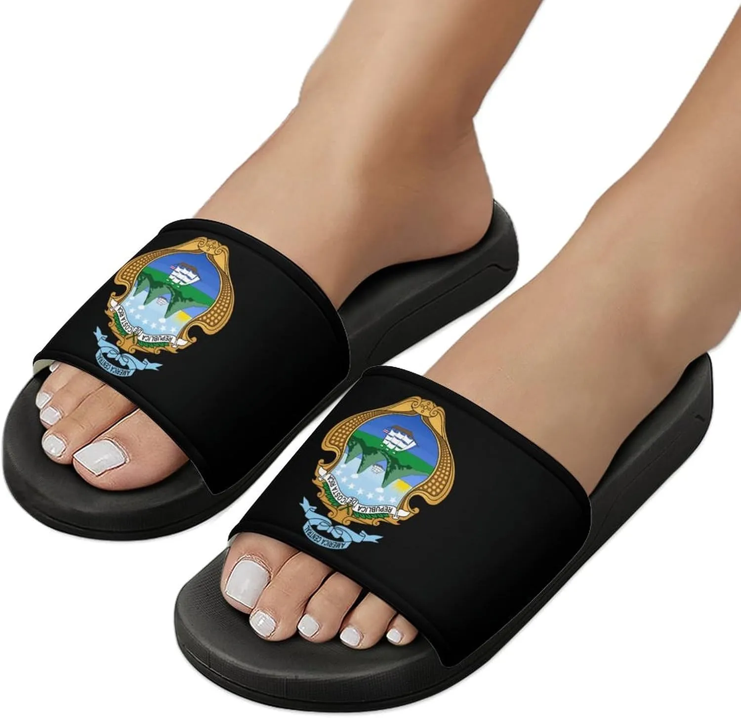 Coat of Arms of Costa House Sandals Non-Slip Bathroom Slippers Beach Summer Shoes for Men Women