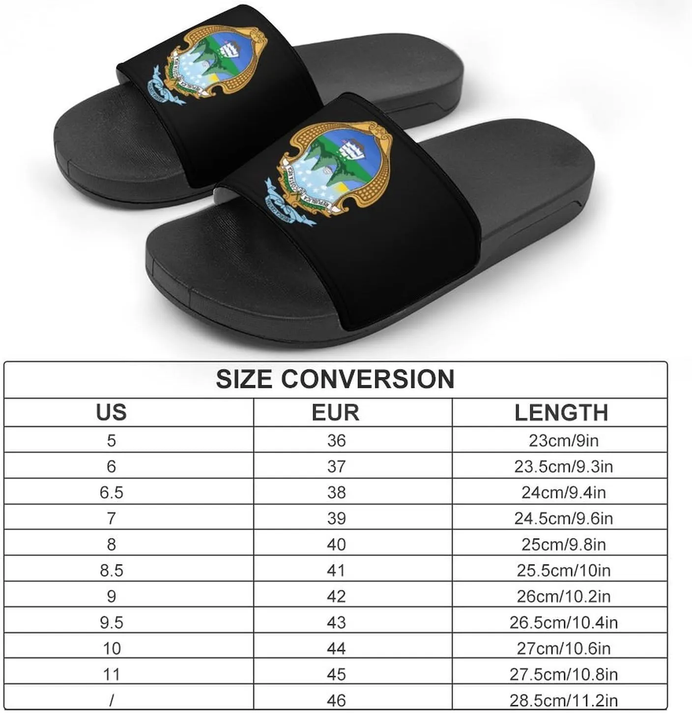 Coat of Arms of Costa House Sandals Non-Slip Bathroom Slippers Beach Summer Shoes for Men Women