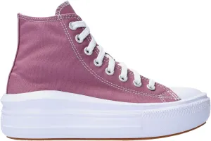 Converse Unisex Move High Canvas Sneaker - Lace up Closure Style - Dreamy Dahlia/White/Black 11