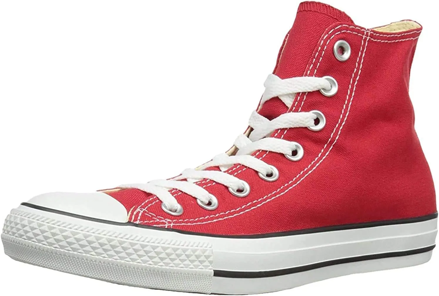 Converse Women's High-Top Fitness Shoes, Red, Men's 11, Women's 13 Medium