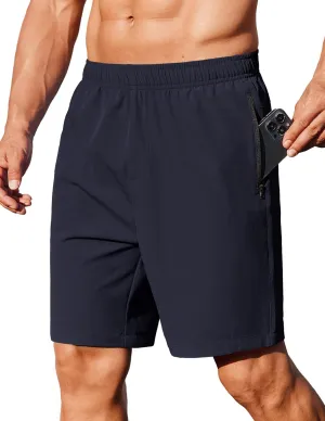 COOFANDY Men's Gym Workout Athletic Shorts Running Jogger Quick Dry Lightweight Shorts with Zipper Pockets