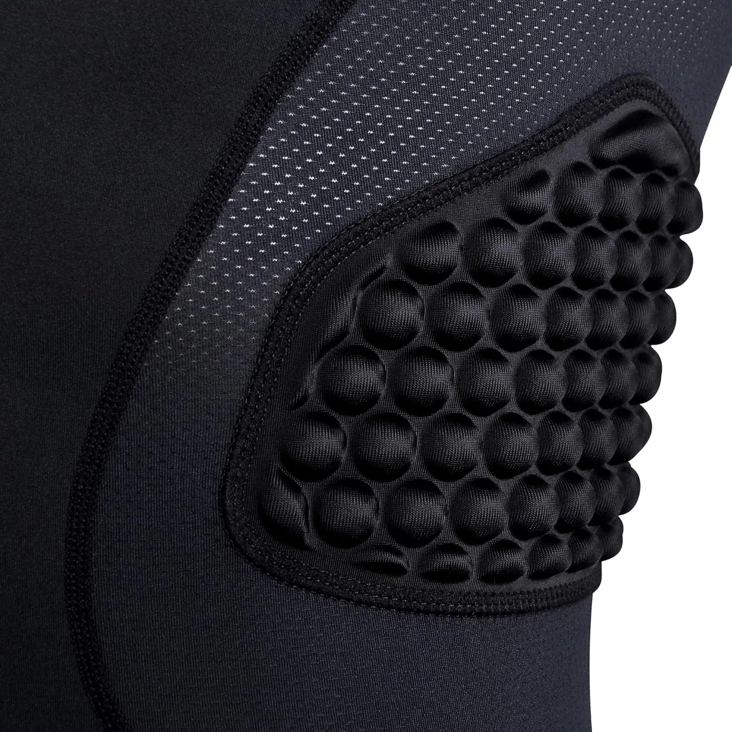 COOLOMG Mens Baseball Chest Rib Protector Adult Football Padded Compression Shirt Heart Sternum Guard for Rugby Lacrosse