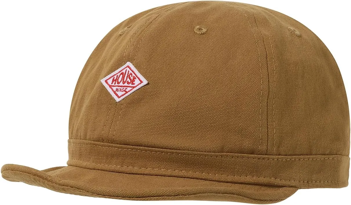 Croogo Soft Short Brim Baseball Cap Cotton Trucker Hat Men Adjustable Flat Strapback Dad Hats Flip Up Short Bill Cap Unisex