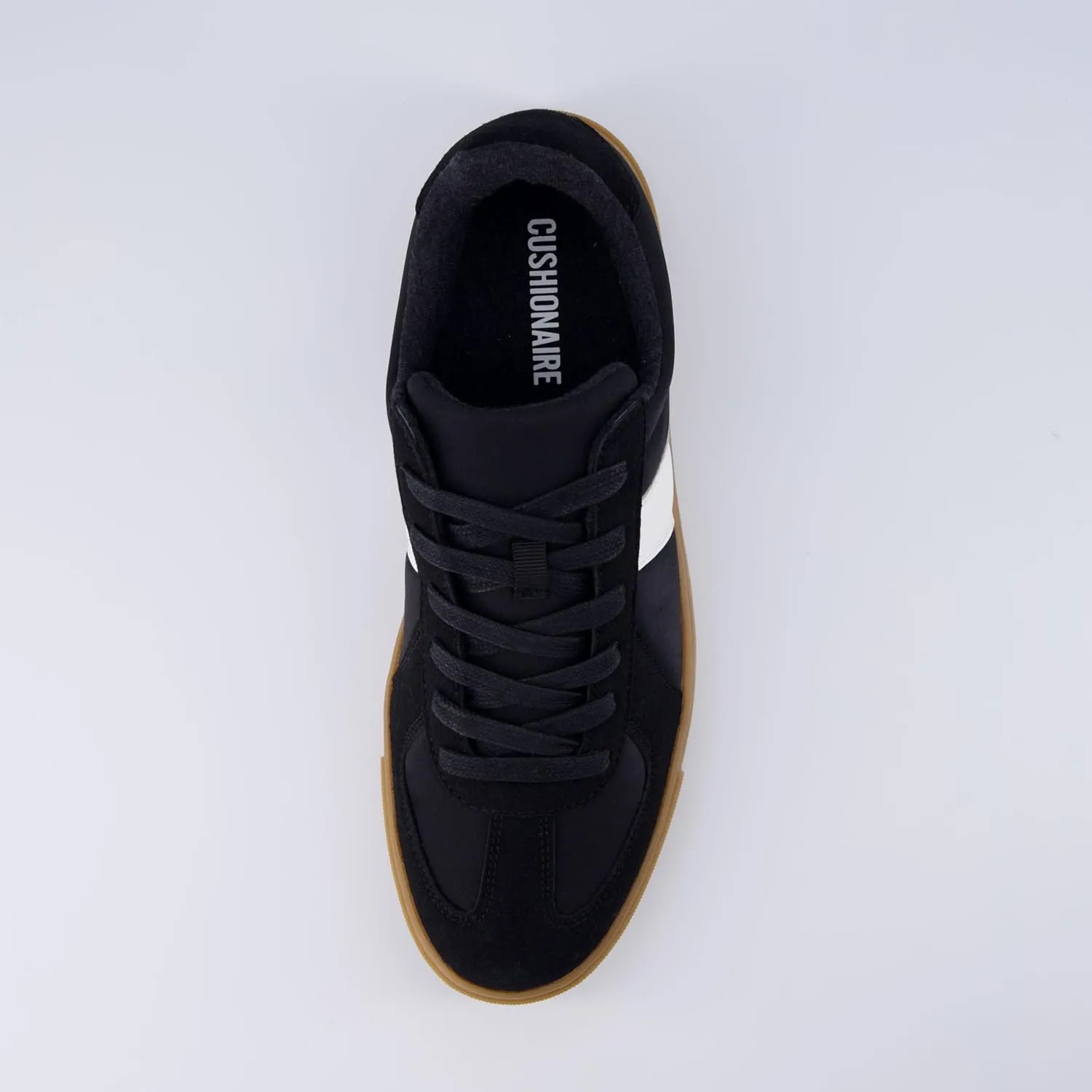 CUSHIONAIRE Men's Troy lace up Sneaker with  Comfort Foam