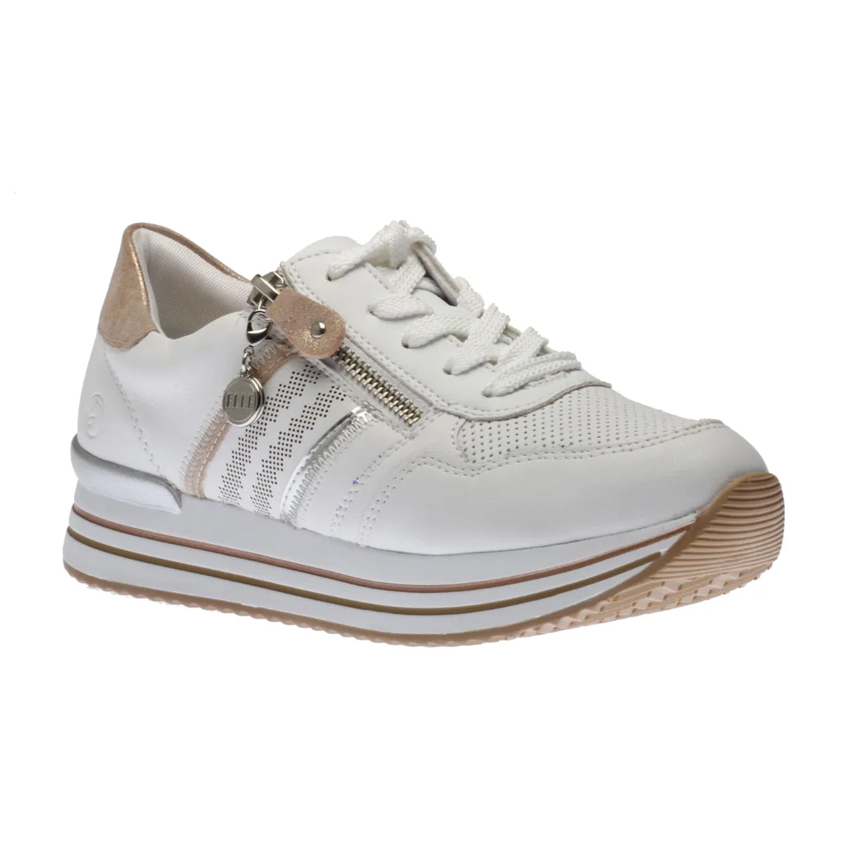 D1318 White Sneakers