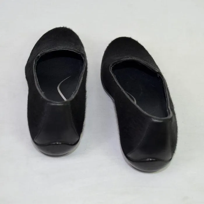 Dansko Olivia Loafer Black Hair Calf 36