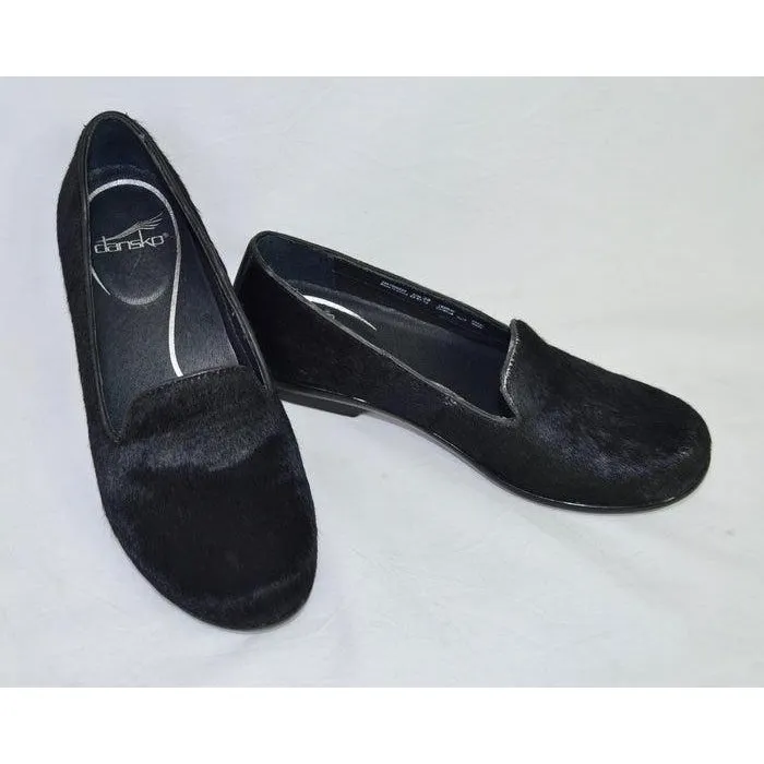 Dansko Olivia Loafer Black Hair Calf 36