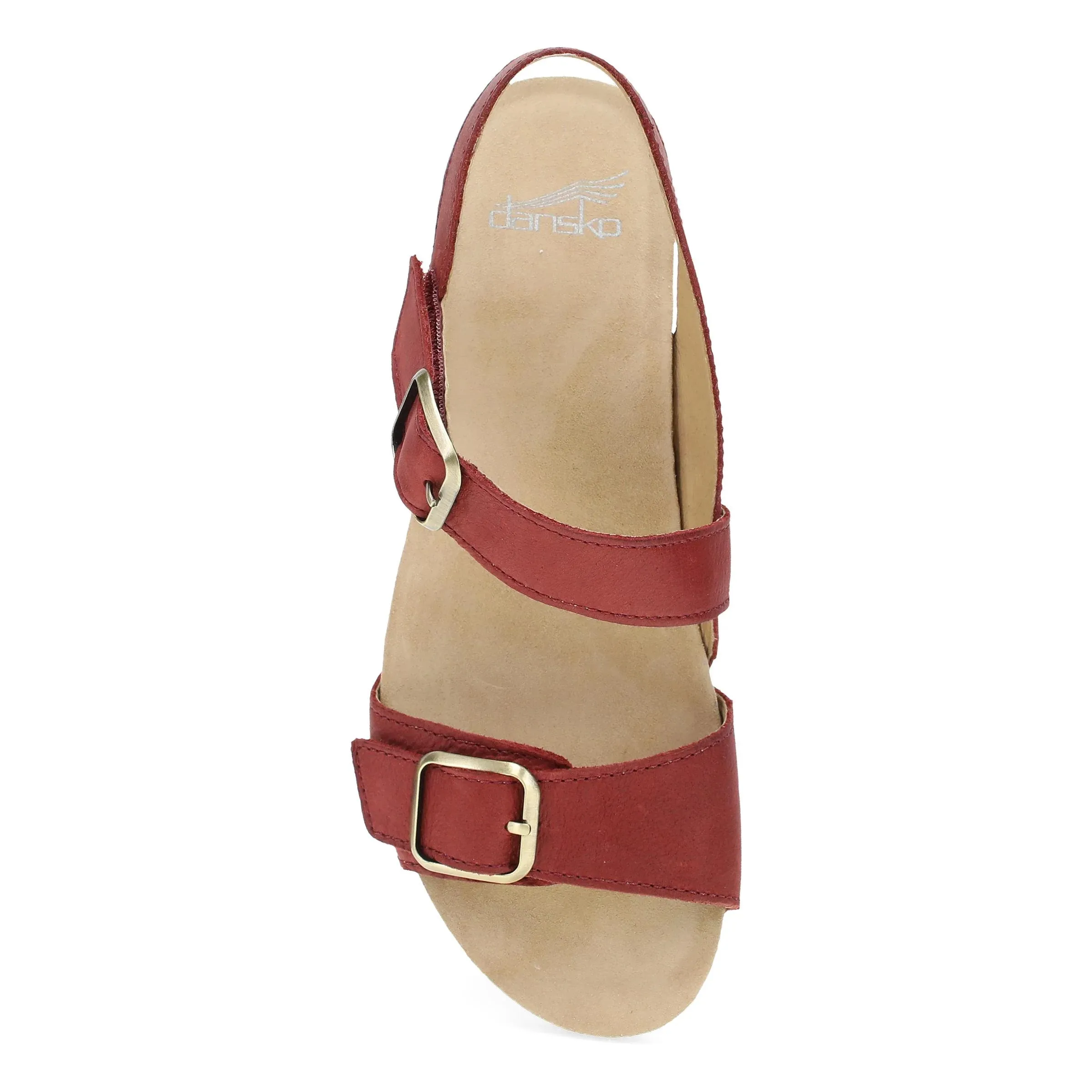 Dansko Women's Trinity Nubuck Sandal - Cayenne Burnished