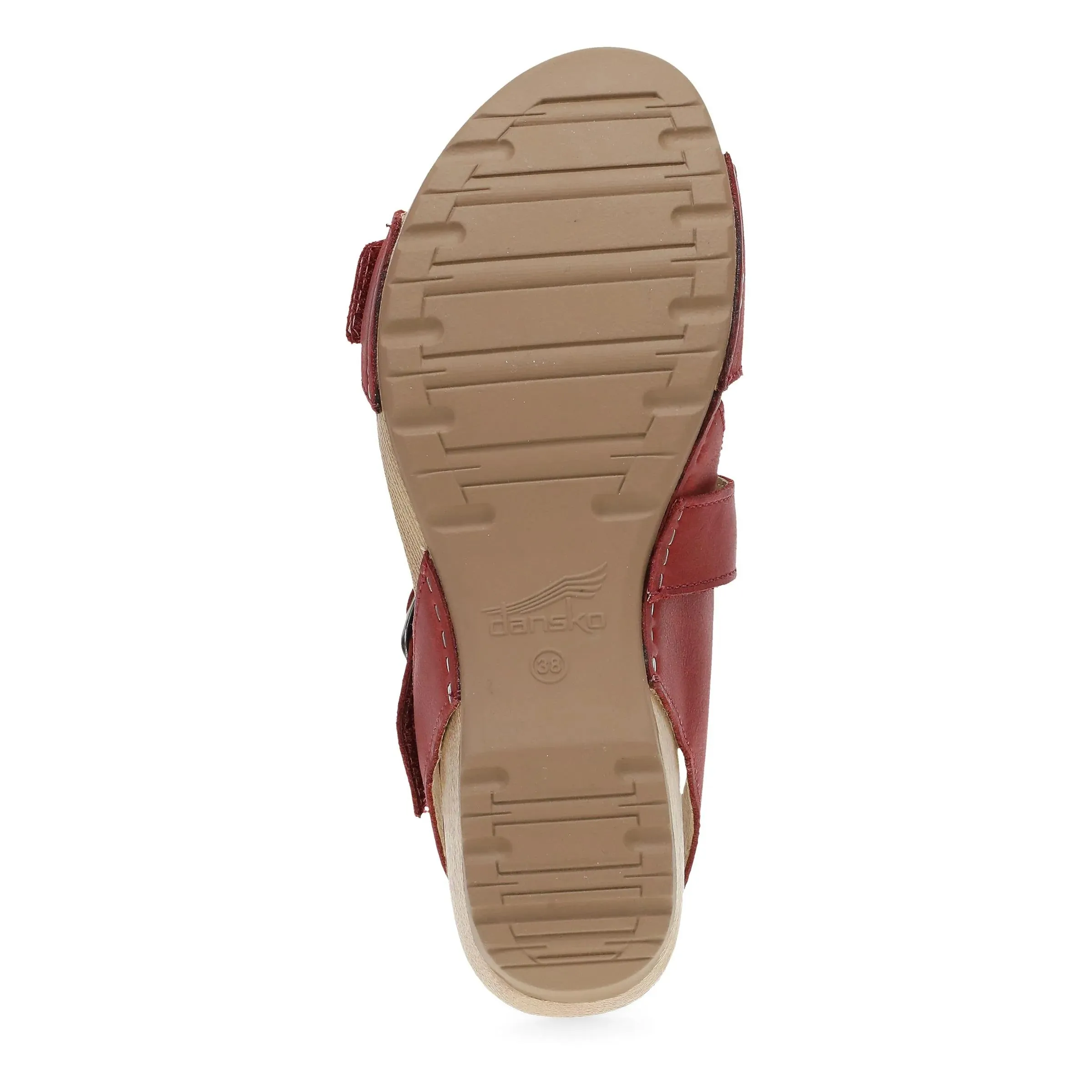 Dansko Women's Trinity Nubuck Sandal - Cayenne Burnished