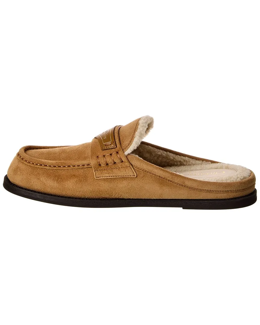 Dior Boy Suede & Shearling Mule