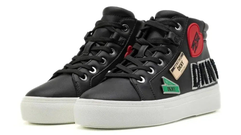 DKNY Coreen City Signs Lace Up Sneakers B