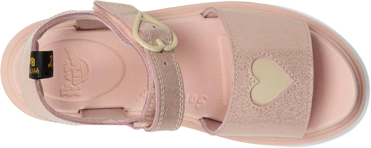 Dr. Martens Girl's Marlowe Hearts (Big Kid) Sandal