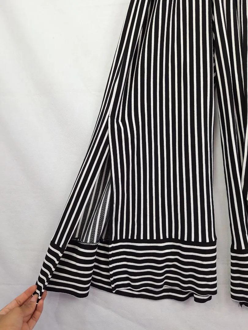 Eci Front Zip Elastic Jumpsuit Size L