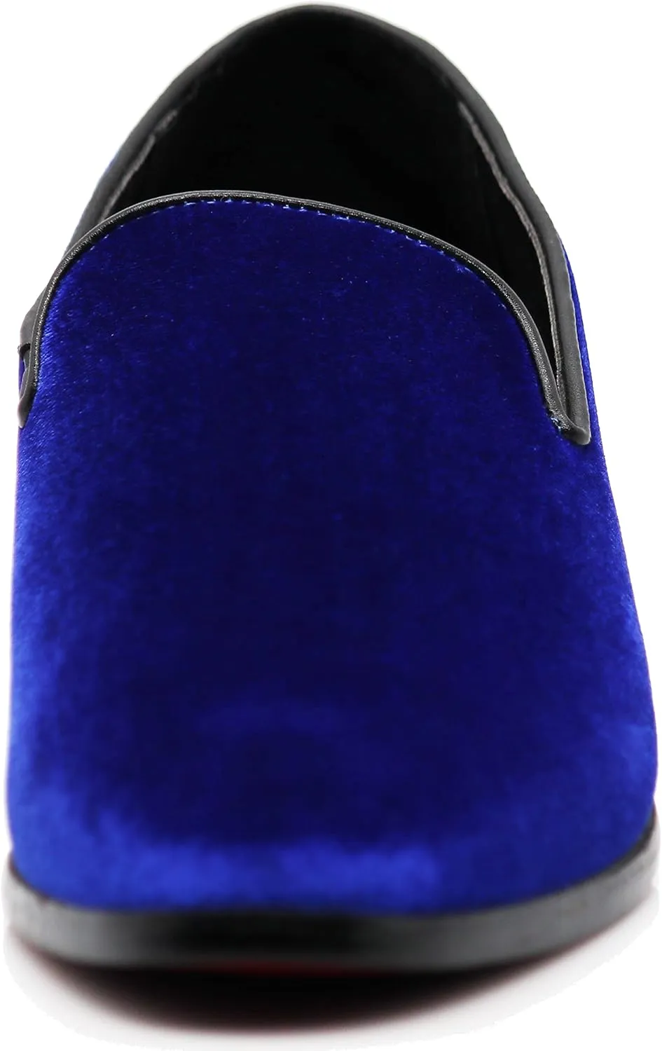 Enzo Romeo Men's Fashion Formal Tuxedo Slip On Loafer Velvet Dress Shoes SKO03