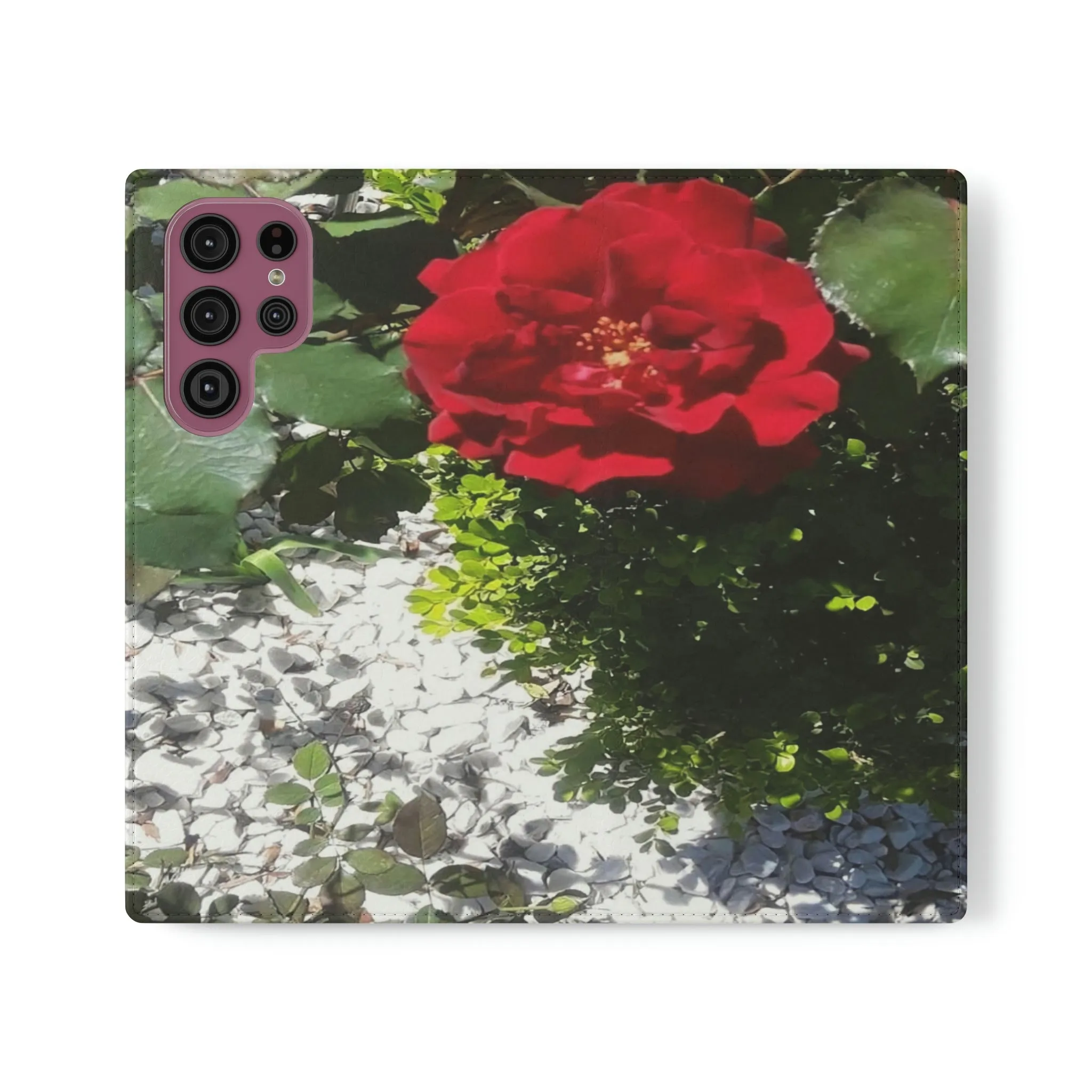 Europeana Red Rose | High Bloom Collection | Folio Phone Case | Life By Ortavia