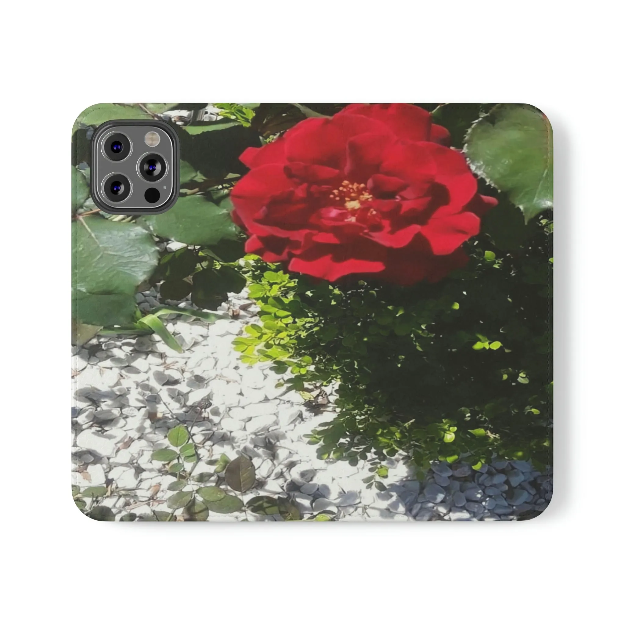 Europeana Red Rose | High Bloom Collection | Folio Phone Case | Life By Ortavia