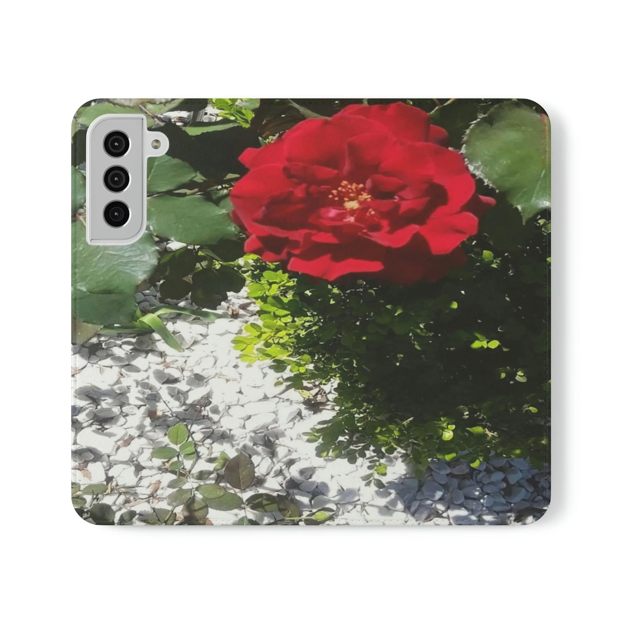 Europeana Red Rose | High Bloom Collection | Folio Phone Case | Life By Ortavia