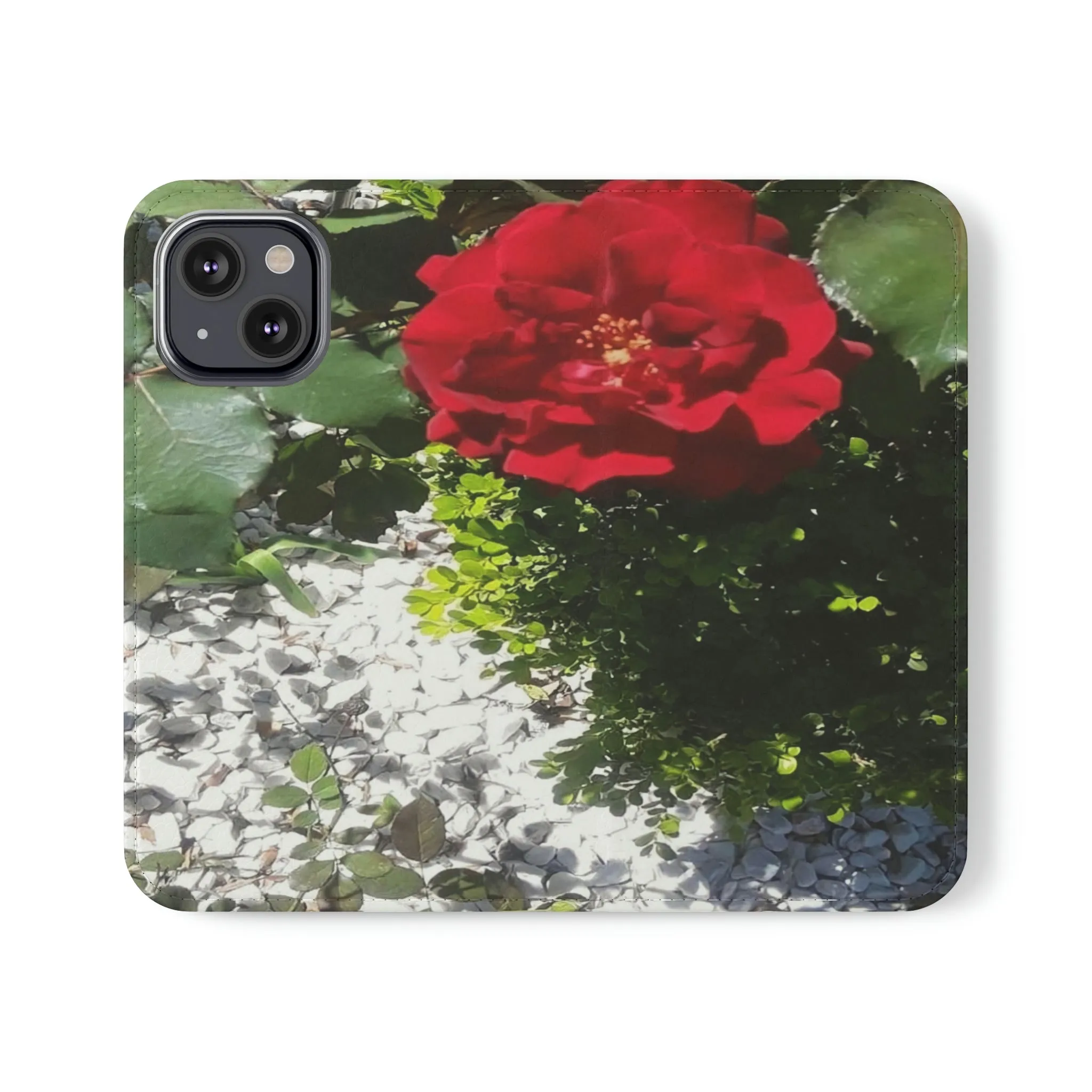 Europeana Red Rose | High Bloom Collection | Folio Phone Case | Life By Ortavia