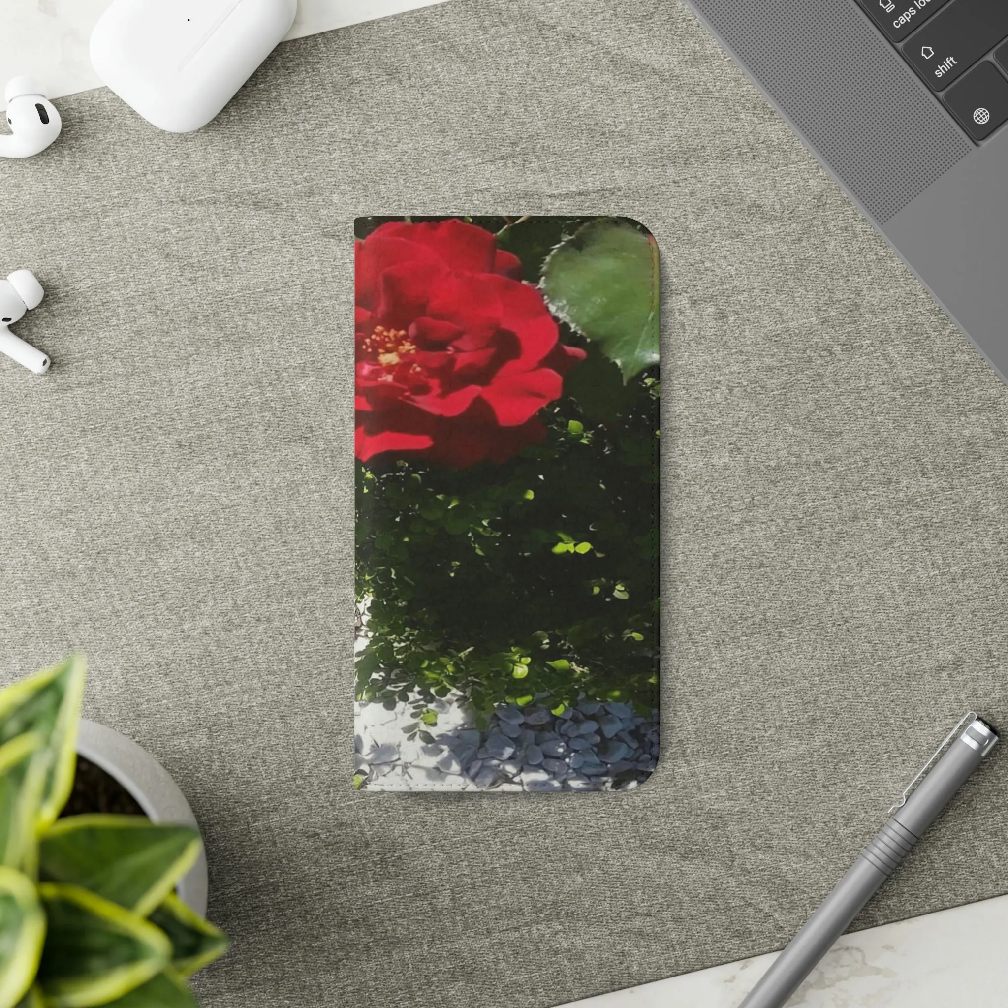 Europeana Red Rose | High Bloom Collection | Folio Phone Case | Life By Ortavia