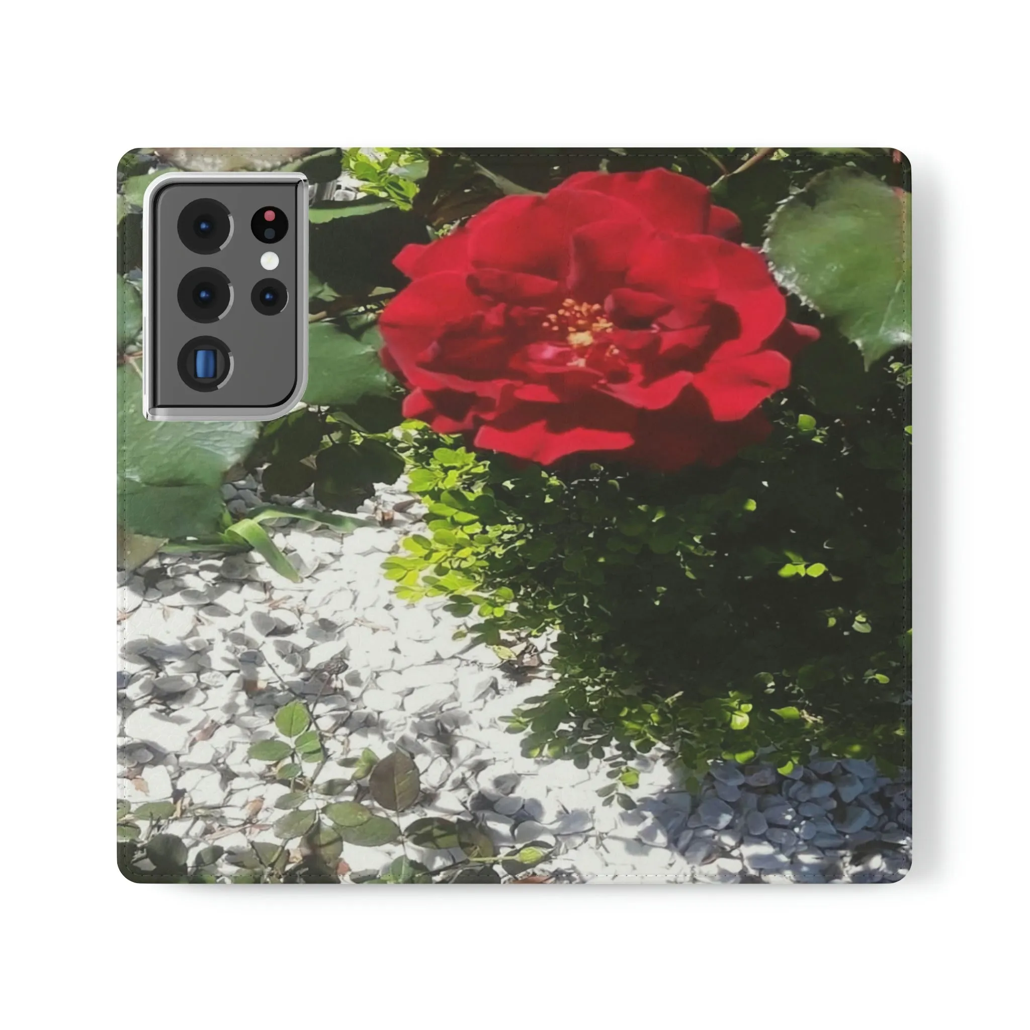 Europeana Red Rose | High Bloom Collection | Folio Phone Case | Life By Ortavia