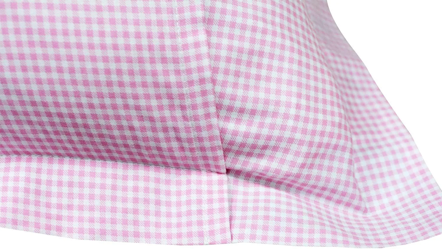 FADFAY Shabby Floral Duvet Cover Set Pink Grid Cotton Farmhouse Bedding with Hidden Zipper Closure 3 Pieces, 1duvet Cover & 2pillowcases,Twin Size