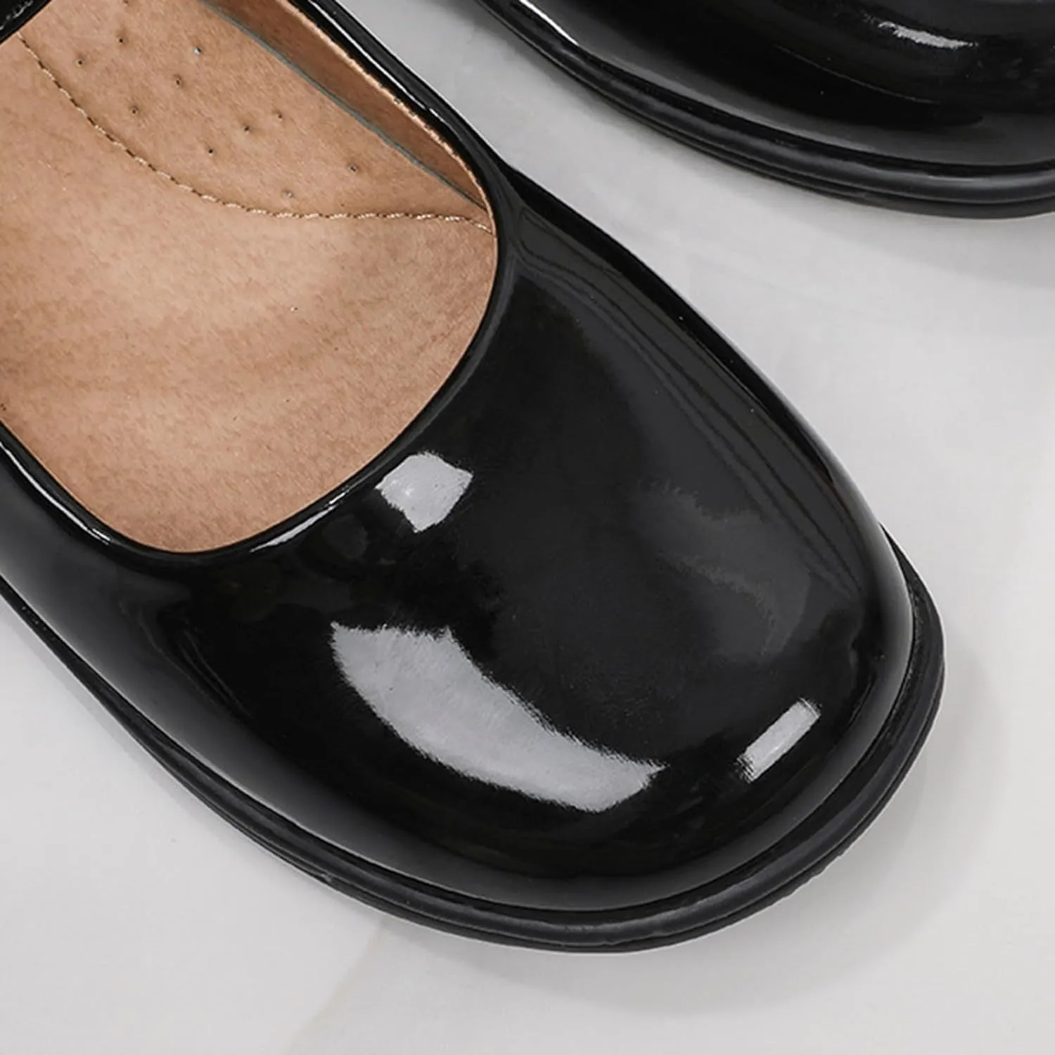 Fashion Summer and Girls Leather Shoes Boots Student Dress Shoes Performance Hook Loop Slip Girls Sneakers Size 11