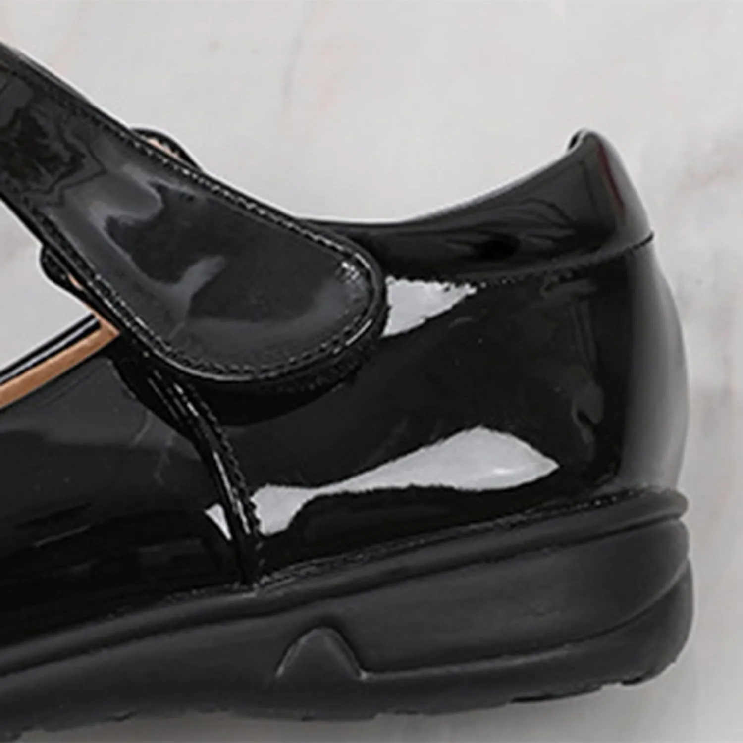 Fashion Summer and Girls Leather Shoes Boots Student Dress Shoes Performance Hook Loop Slip Girls Sneakers Size 11