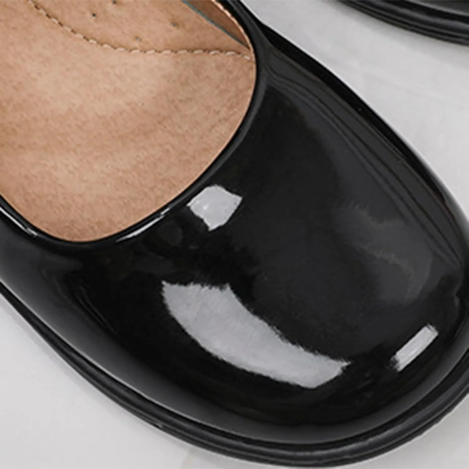 Fashion Summer and Girls Leather Shoes Boots Student Dress Shoes Performance Hook Loop Slip Girls Sneakers Size 11