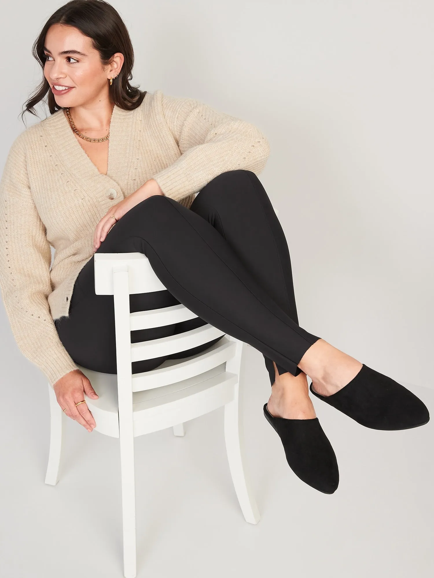 Faux-Suede Mule Shoes for Women