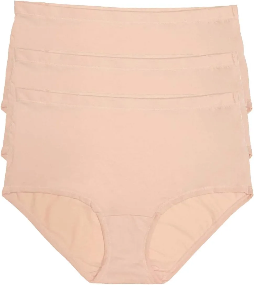 Felina Women's Blissful Modern Brief 3-Pack | Panty | Stretch | Comfort