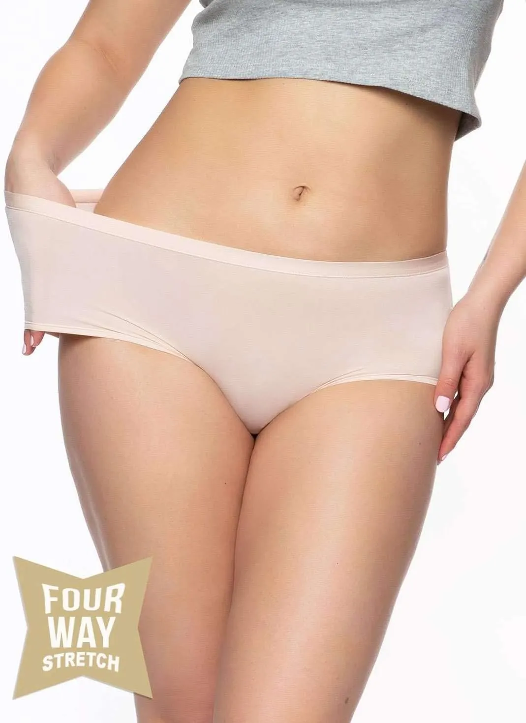 Felina Women's Blissful Modern Brief 3-Pack | Panty | Stretch | Comfort