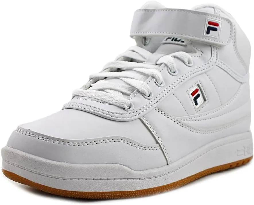 Fila Men's BBN 84 Lace Up Fashion Sneakers, White, 10 M