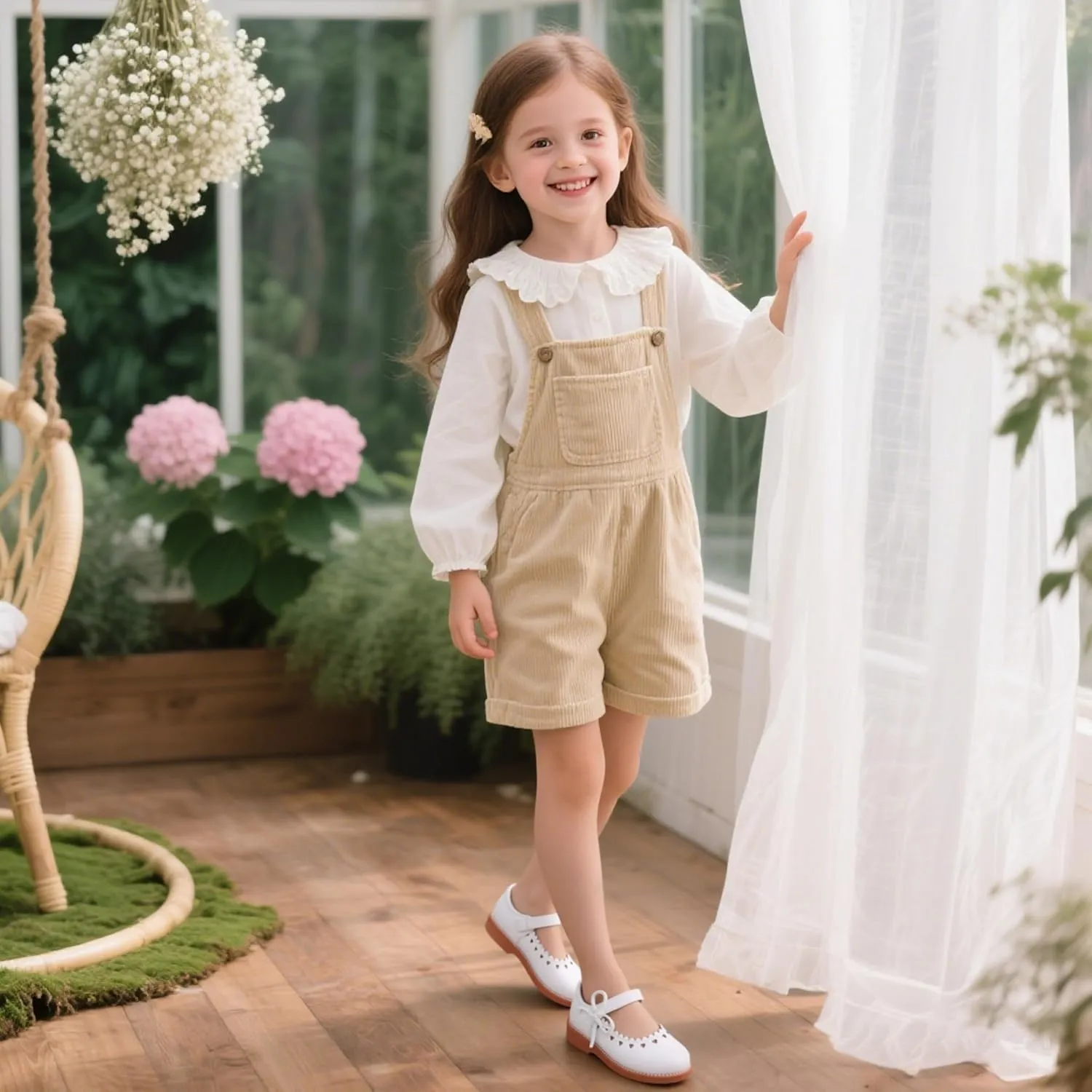Flaryzone Toddler Little Girl Mary Jane School Uniform Oxfords Flat Dress Shoes