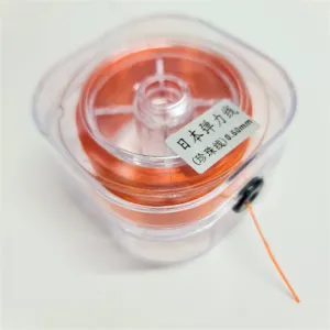 Flat Elastic 0.6mm Orange 150m Roll Beading Supplies