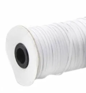 Flat Elastic - 1/8" White