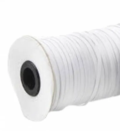 Flat Elastic - 1/8" White