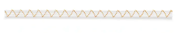 Flat elastic 6mm, white