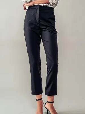 Flat Front Elastic Back Pant