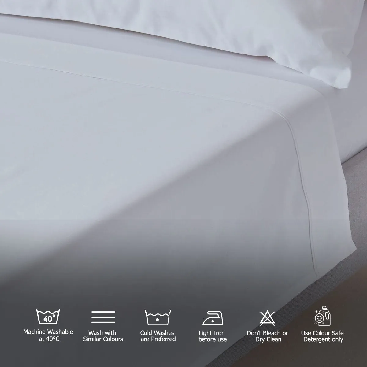 Flat Sheet, Soft & Premium quality, Egyptian Cotton with 200 Thread Count.