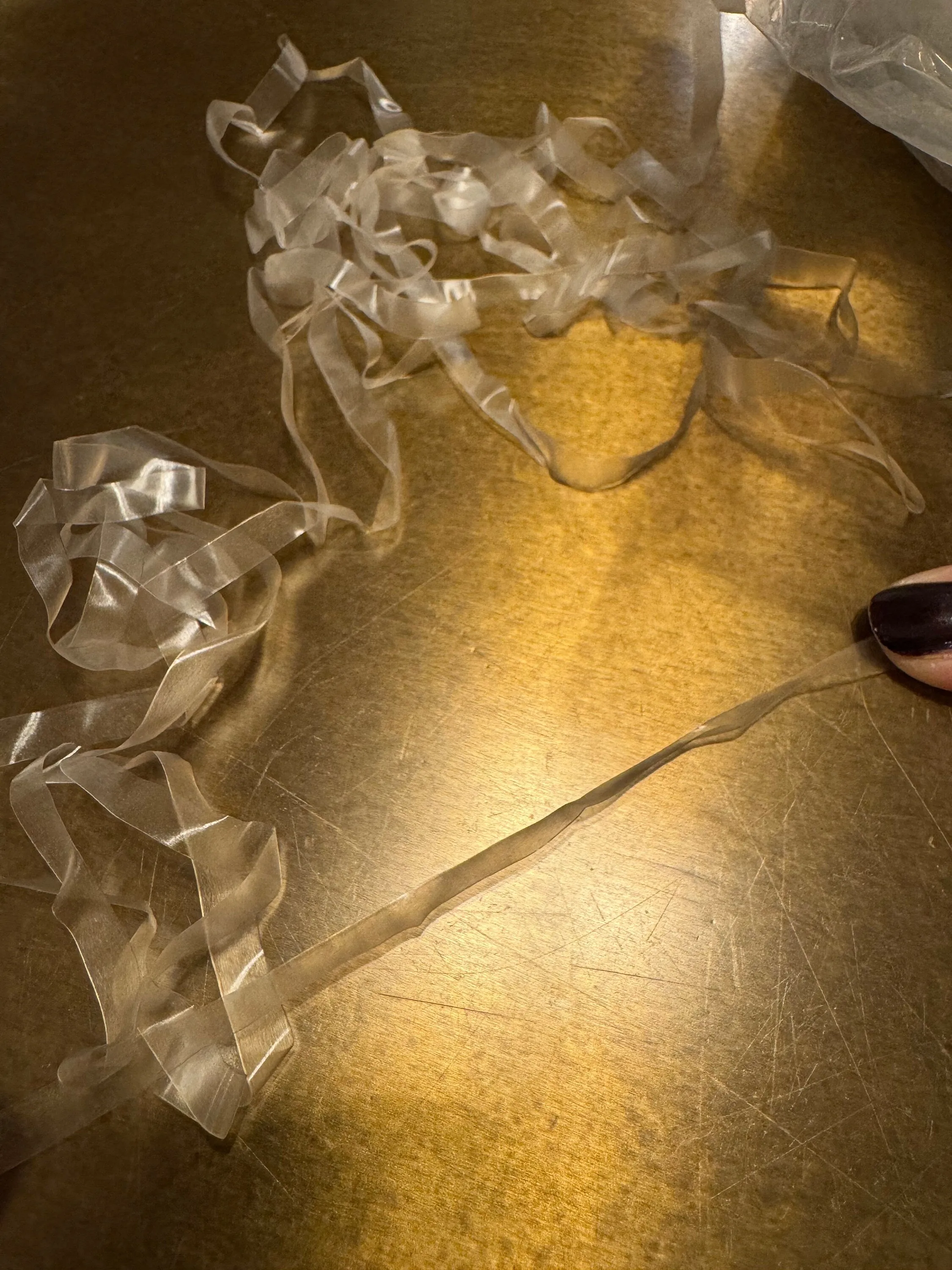 Framilon Clear Flat Elastic Tape, 6mm Wide - Used for underwear, swimwear, clothing, masks etc.