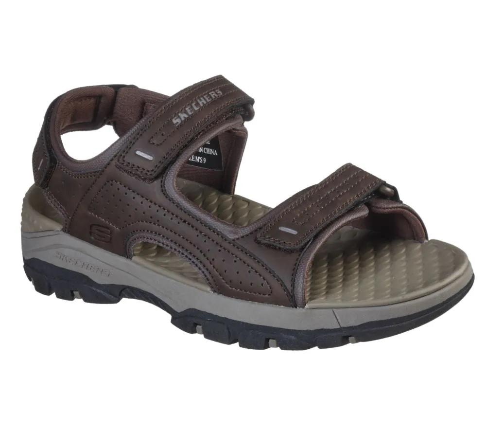 GARO DOUBLE VELCRO SANDAL 204105-CHOCOLATE