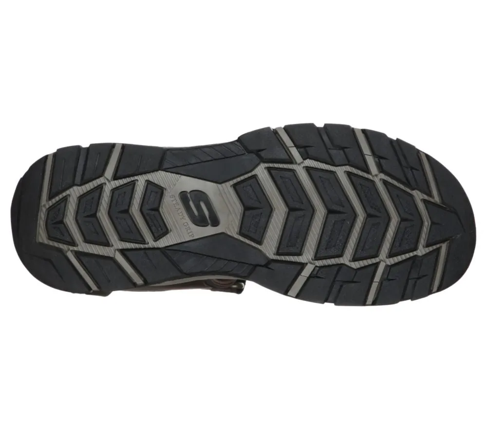 GARO DOUBLE VELCRO SANDAL 204105-CHOCOLATE